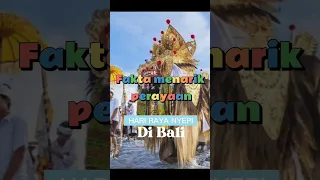 Fakta Menarik Perayaan HARI RAYA NYEPI DI BALI