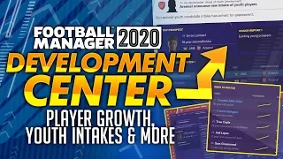 Football Manager 2020 Development Centre Feature Overview | FM20 Gameplay