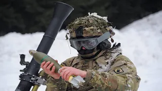 U.S. Army Mortar Mission Live Fire