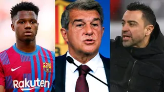 Xavi meets Laporta & his board to make BIG decisions on transfers, Ansu Fati Latest