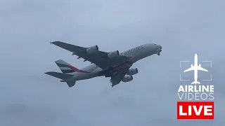 Emirates A380 Departure (Reverse Ops)