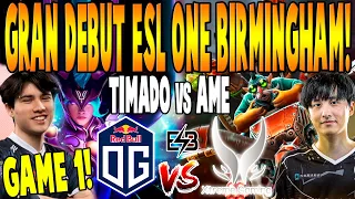 OG vs XTREME GAMING [GAME 1] BO2 - TIMADO, WISPER, CEB vs AME, XINQ - ESL ONE BIRMINGHAM 2024 DOTA 2