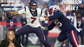 Houston Texans vs. New England Patriots | 2023 Preseason Week 1 Game Highlights Reaction