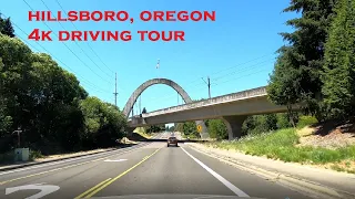 Hillsboro, Oregon | 4k Driving Tour