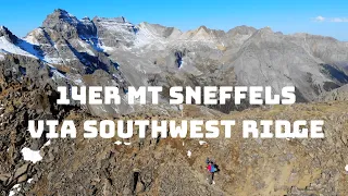 Colorado 14ers: Mt Sneffels via Southwest Ridge Virtual Trail Guide