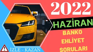 2022 TAMAMI ÇÖZÜMLÜ EHLİYET SINAV SORULARI / 2022 HAZİRAN EHLİYET SORULARI / EHLİYET ÇIKMIŞ SORULAR