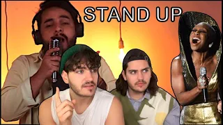 THIS SONG! | Twin Musicians REACT | Gabriel Henrique - STAND UP (Cynthia Erivo)