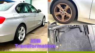 Detailing A BMW 328i | Cleaning Dirty 3 Series - Day in Mobile Detailing service | PD