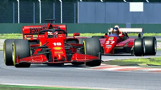 Ferrari F1 2020 vs Ferrari F1 1982 Gilles Villeneuve at Imola