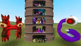 😱 NEW NIGHTMARE ALPHABET LORE ROBLOX RAINBOW FRIENDS SANIC CLONES MEMES MEGA PUNCH in Garry's Mod