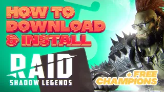 🔋🔌How to Play Download & Install Raid Shadow Legends on PC and Mobile in 2023? + Raid promo code