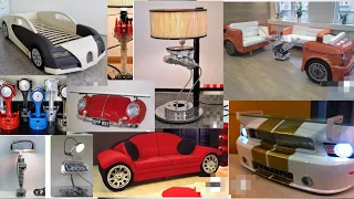 DIY car furniture ideas | Diy craft decor auto parts | home decor items | Auto parts furniture