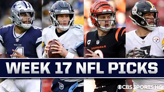 NFL Week 17 Picks: Cardinals at Cowboys, Dolphins at Titans & MORE | CBS Sports HQ