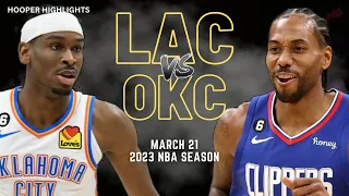 LA Clippers vs Oklahoma City Thunder Full Game Highlights | Mar 21 | 2023 NBA Season