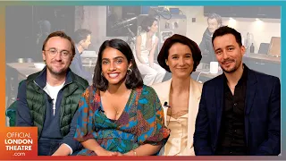 Tom Felton, Mandip Gill, Beatriz Romilly & Sam Swainsbury in 2:22 A Ghost Story | Scenes & Interview