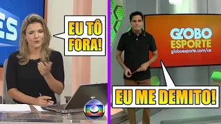 FAMOSOS QUE SE DEMITIRAM AO VIVO!