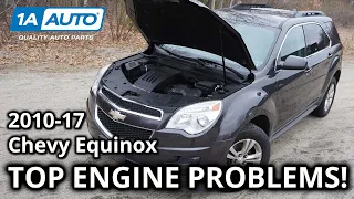 Top Common Engine Problems 2010-2017 Chevy Equinox SUV