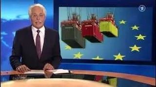 Kritik am Exportweltmeister Deutschland (Tagesthemen vom 14.11.2013)