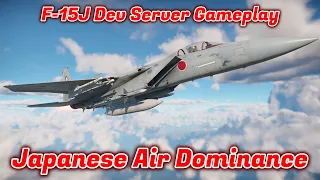 F-15J Dev Server Gameplay & Overview - AAM-3s Make This The BEST F-15 [War Thunder]