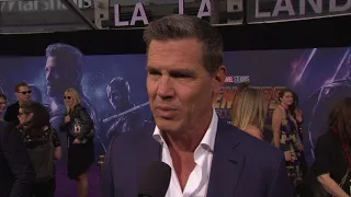 Avengers Infinity War Los Angeles World Premiere - Itw Josh Brolin (official video)