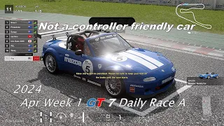 【Gran Turismo®7】Apr Week 1 Daily Race A - Mazda Roadster Touring Car- Tsukuba Circuit