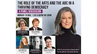 Webinar: the role of the arts and the ABC in a thriving democracy - 16 May 2022