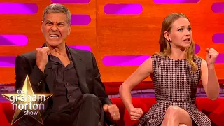 George Clooney Shows How To Do Tom Cruise's Infamous Run | The Graham Norton Show
