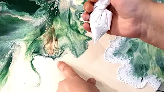 ELEVATING Your Acrylic Dutch Pour Blowout! TEXTURE Technique for PETAL Embellishments!