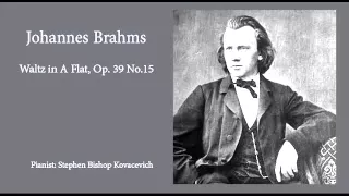 Johannes Brahms - Waltz in A Flat, Op.39 No.15 (Piano Solo)