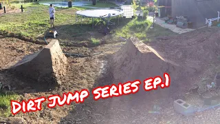 Dirt Jump Series Ep.1 - building dirt jump lip & landing