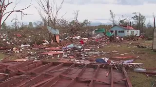 Cleanup continues after deadly storms in Mississippi