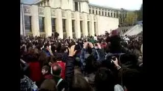 Psy & Cauet - Flashmob au Trocadéro [ 05/11/2012 ]