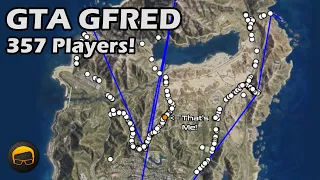 357 Player Cross-Map Race! Will We Break The Server? - GTA 5 Gfred №200