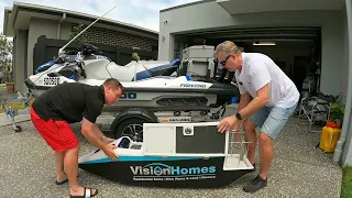 Attaching "Tubbies" Jet Ski Pods to a Sea-doo Fish Pro!