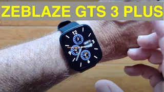 ZEBLAZE GTS 3 PLUS Apple Shaped BT Call AMOLED Always-On 2.15 Screen IP68 Smartwatch: Unbox& 1stLook