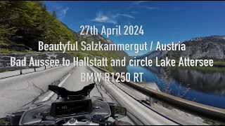 BMW R 1250 RT 2024  Raw Sound 4K - Beautiful Salzkammergut