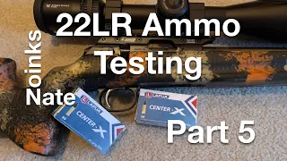 22LR Ammo Test Part 5: Lapua Center-X #czusa #22lr #targetshooting #ammunition