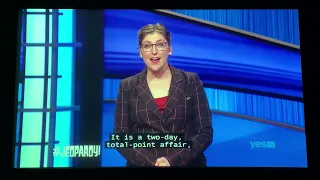 Jeopardy intro, PROFESSOR’S TOURNAMENT Day 9 (12/16/21)