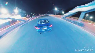 Insta360 ONE X2  Drifting Footage:Follow Camera Like Video Game!