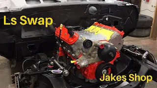 ls Swap basics 1968 camaro Jakes shop