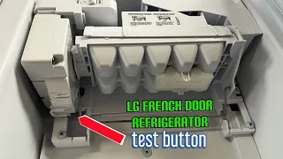 LG French Door Refrigerator- In Door Ice Maker Operation (2021 Update)