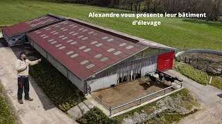 🐄 Alexandre vous présente leur bâtiment d'élevage 🐄