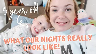 WHAT OUR EVENINGS ARE REALLY LIKE WITH A 3 YEAR OLD | NIGHT TIME ROUTINE