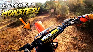 THIS 2-STROKE IS WILD!! *First Ride on my KTM 250SX*