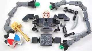 LEGO Skibidi Toilet | Professor Skibidi Toilet Scientist Skibidi Toilet Unofficial Lego Minifigures