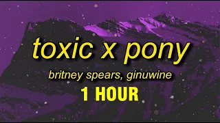 [1 HOUR] Britney Spears, Ginuwine - Toxic X Pony (TikTok Remix) Lyrics | with a taste of your lips