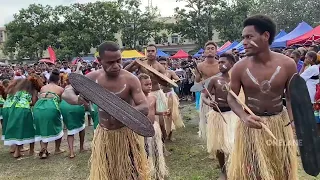 Young youths from KALOKA WARD in Isabel province during the recent Grereo festival 2023