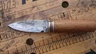 knife making. how to make a knife. from an old file, start to finish