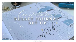 Plan With Me ✨ Dreamy Constellations Dutch Door Bullet Journal Set Up 2024