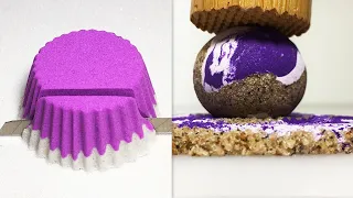 Very Satisfying and Relaxing Compilation 145 Kinetic Sand ASMR